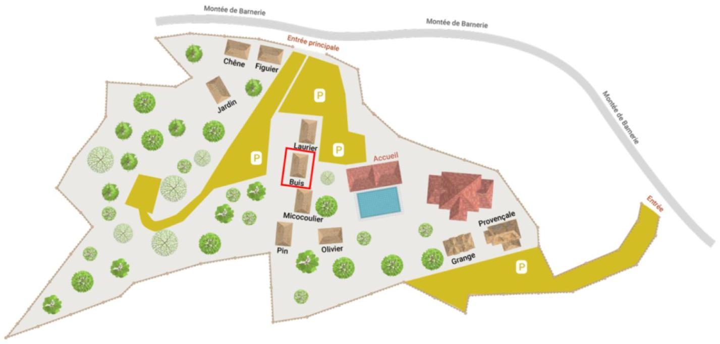 Gites Domaine De La Barnerie Saint Alban Auriolles Quarto foto